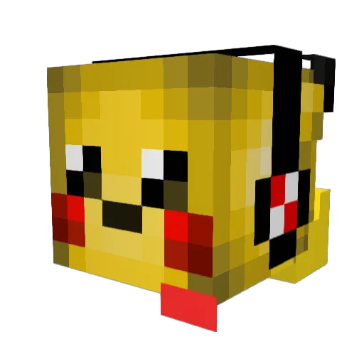 shabbogi Minecraft avatar head, 3D render