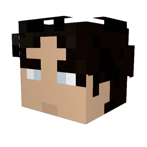 shackettbzh Minecraft avatar head, 3D render