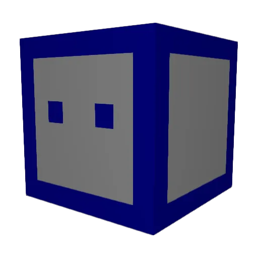 shacoca Minecraft avatar head, 3D render
