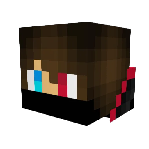shade0302 Minecraft avatar head, 3D render