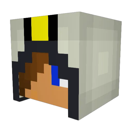 shade1364 Minecraft avatar head, 3D render
