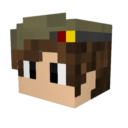 shade31 Minecraft avatar head, 3D render