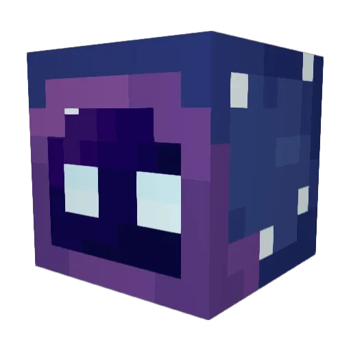 shade_ Minecraft avatar head, 3D render