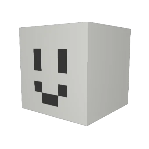 shadeofnightt Minecraft avatar head, 3D render