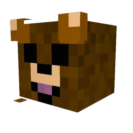 shadok123 Minecraft avatar head, 3D render