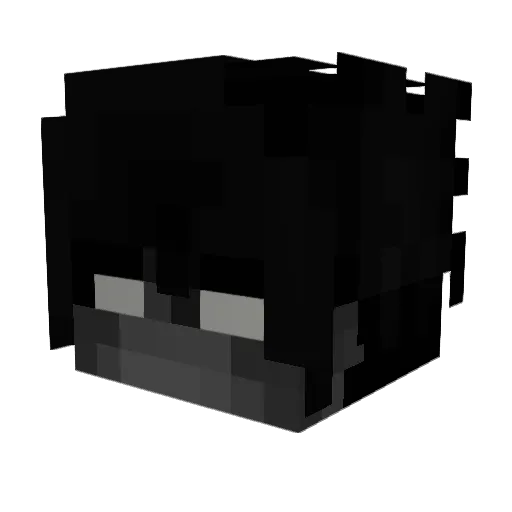shadoking2 Minecraft avatar head, 3D render