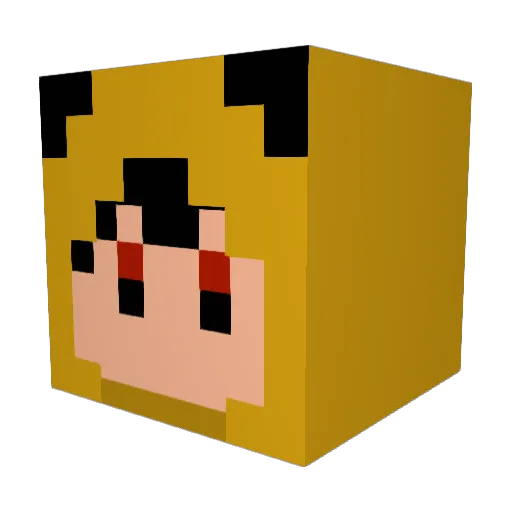 shadou_slm Minecraft avatar head, 3D render
