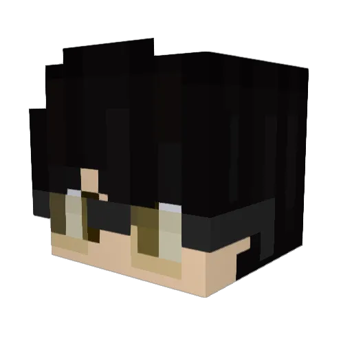 shadow02210 Minecraft avatar head, 3D render