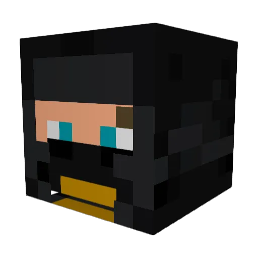 shadow123456786 Minecraft avatar head, 3D render