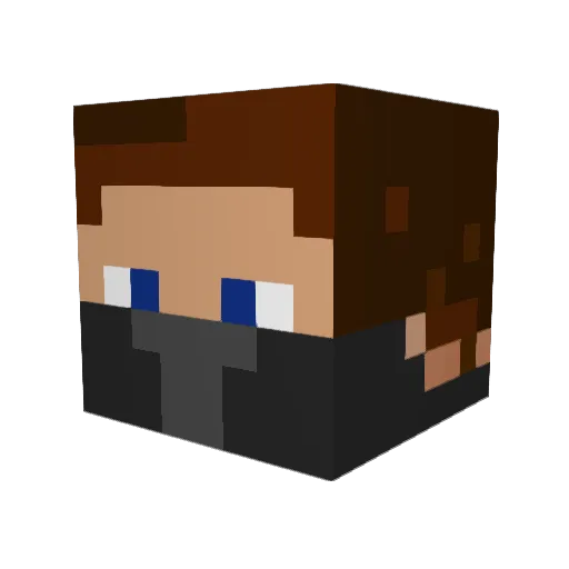 shadow17633 Minecraft avatar head, 3D render
