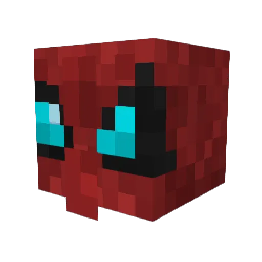 shadow1viper123 Minecraft avatar head, 3D render