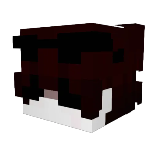 shadow4etobg Minecraft avatar head, 3D render