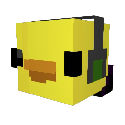 shadow53382 Minecraft avatar head, 3D render