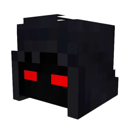 shadow60 Minecraft avatar head, 3D render