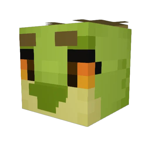 shadowNOVA2001 Minecraft avatar head, 3D render