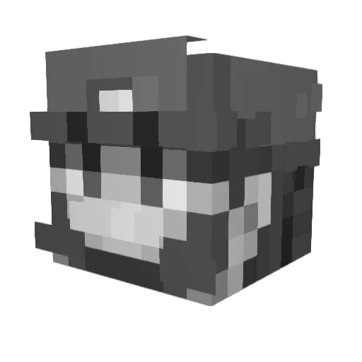 shadowOTD Minecraft avatar head, 3D render