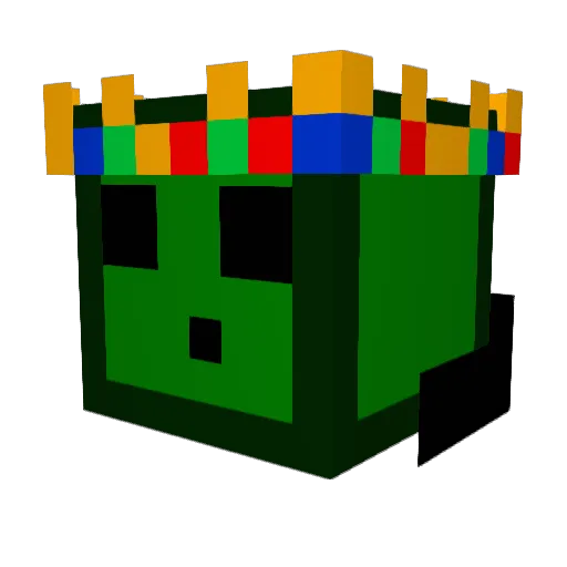 shadowSTEFAN Minecraft avatar head, 3D render