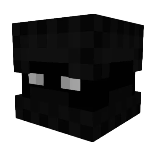 shadowScath Minecraft avatar head, 3D render
