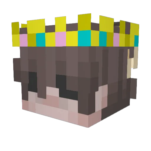 shadow_bioshock Minecraft avatar head, 3D render