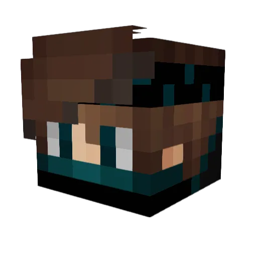 shadow_dragon464 Minecraft avatar head, 3D render