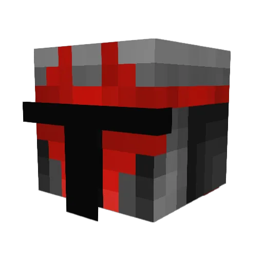 shadow_man25 Minecraft avatar head, 3D render