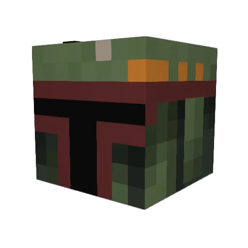 shadow_man929 Minecraft avatar head, 3D render