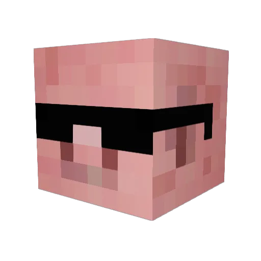 shadow_master10 Minecraft avatar head, 3D render