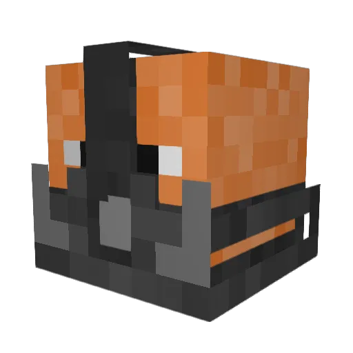 shadowalker27 Minecraft avatar head, 3D render