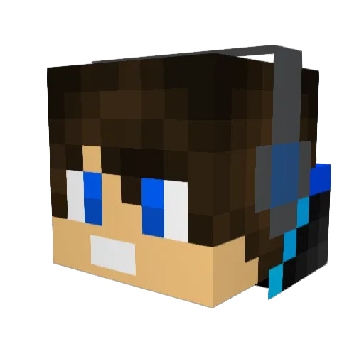shadowbeast69 Minecraft avatar head, 3D render