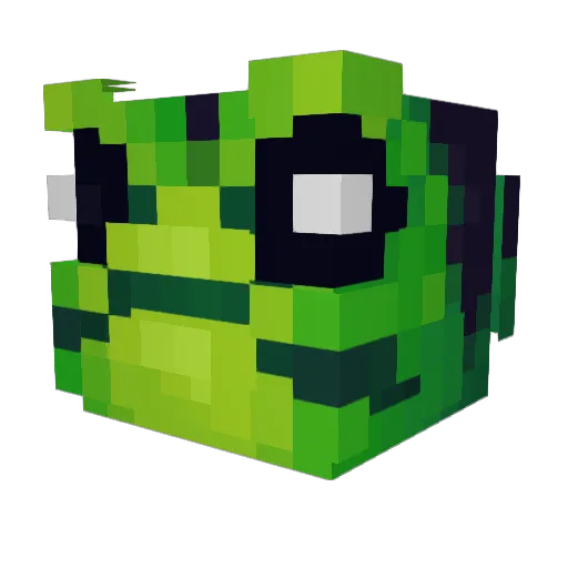shadowbeast726 Minecraft avatar head, 3D render