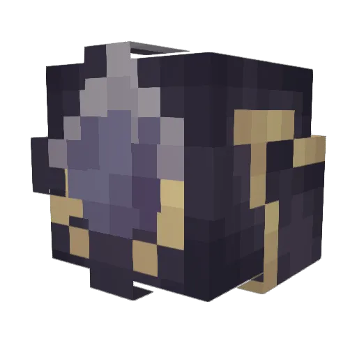 shadowblack1000 Minecraft avatar head, 3D render