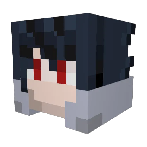shadowblade201 Minecraft avatar head, 3D render