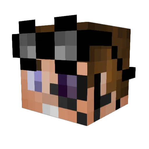 shadowblaze200 Minecraft avatar head, 3D render