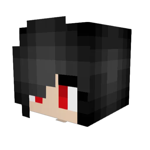 shadowclan543 Minecraft avatar head, 3D render