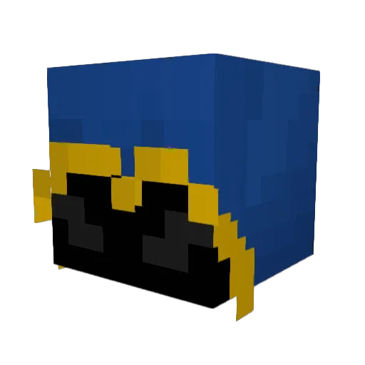 shadowclone42 Minecraft avatar head, 3D render