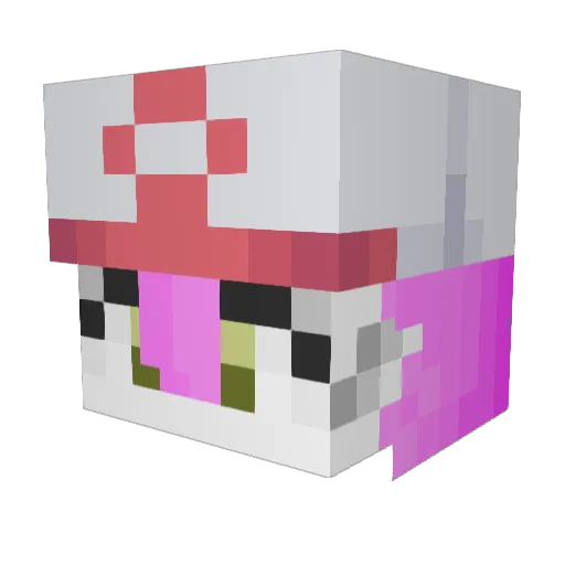 shadowdragon_x3 Minecraft avatar head, 3D render