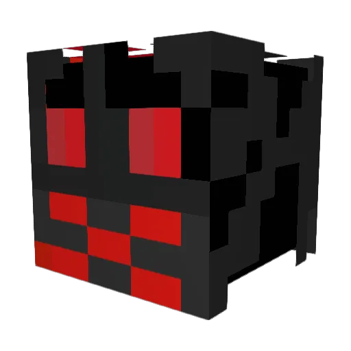 shadowdragonags Minecraft avatar head, 3D render