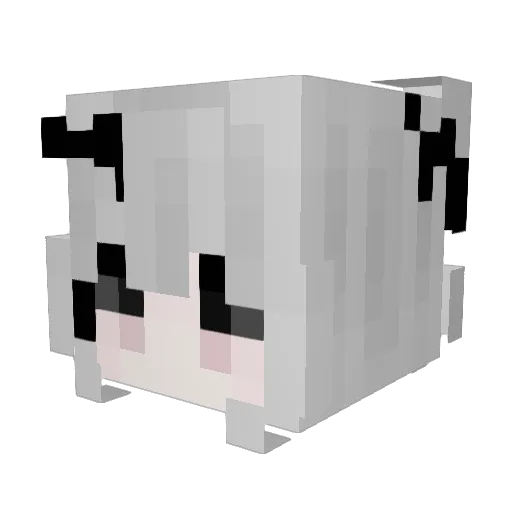 shadowfox412 Minecraft avatar head, 3D render