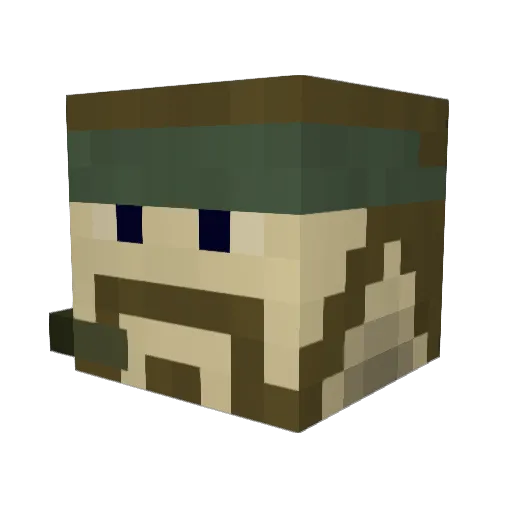 shadowhog1989 Minecraft avatar head, 3D render