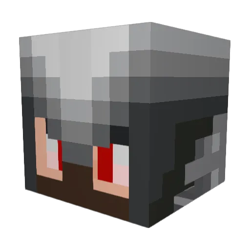 shadowhunter9111 Minecraft avatar head, 3D render