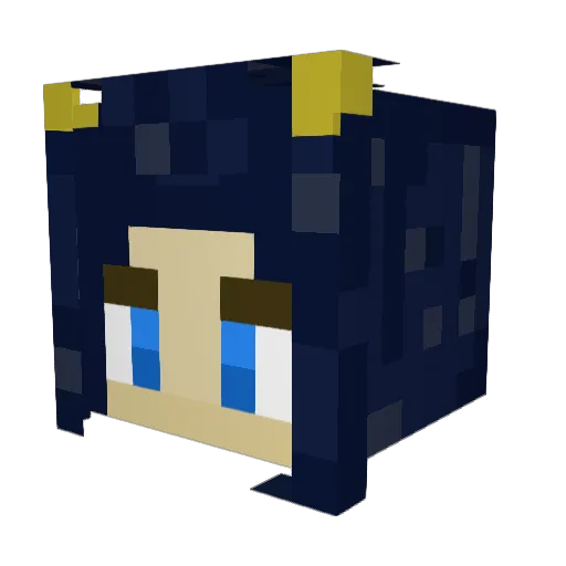 shadowkage36762 Minecraft avatar head, 3D render