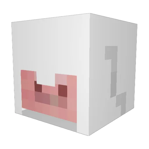 shadowkiller125 Minecraft avatar head, 3D render