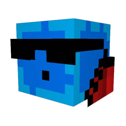 shadowkiller6969 Minecraft avatar head, 3D render