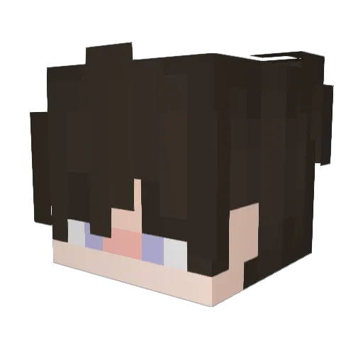shadowlion101 Minecraft avatar head, 3D render