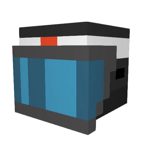shadowmaster225 Minecraft avatar head, 3D render