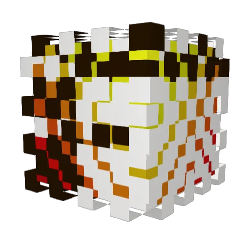 shadowmaster3111 Minecraft avatar head, 3D render