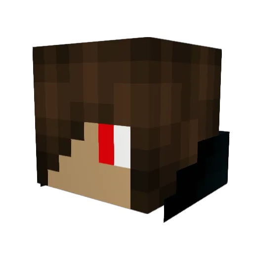 shadowshane1095 Minecraft avatar head, 3D render
