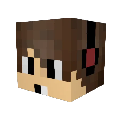 shadowsoldier70 Minecraft avatar head, 3D render