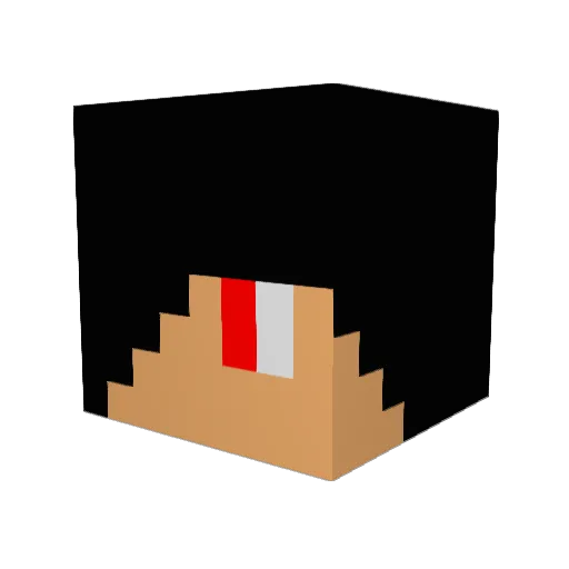 shadowthereal Minecraft avatar head, 3D render