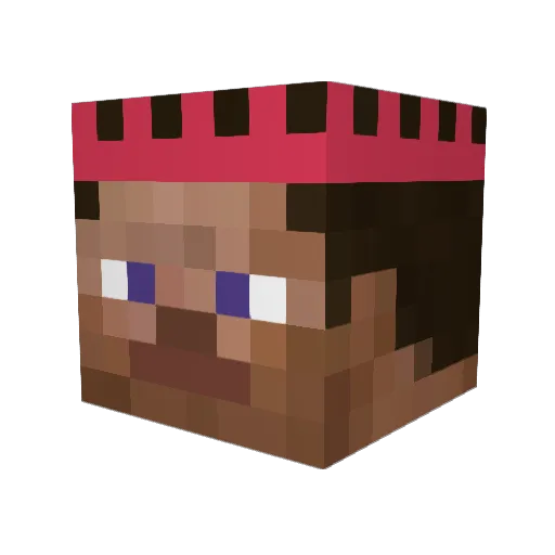 shadowtiger36 Minecraft avatar head, 3D render